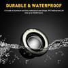 Universal 2Pcs 3.5" Round Projector LED DRL Halo Angel Eyes Fog Lights Lamp