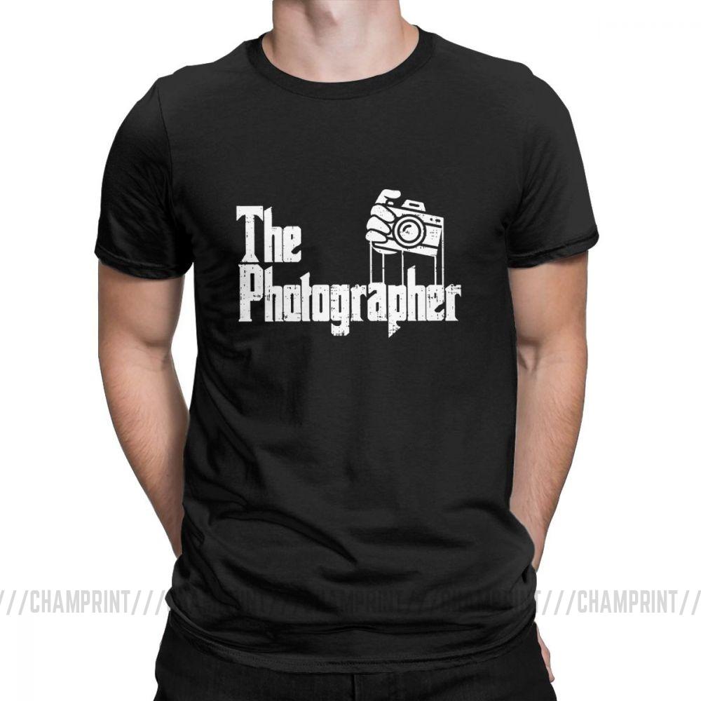 The Photographer T Shirt Men S 100 Cotton Hipster T Shirt O Neck The Godfather Tees
