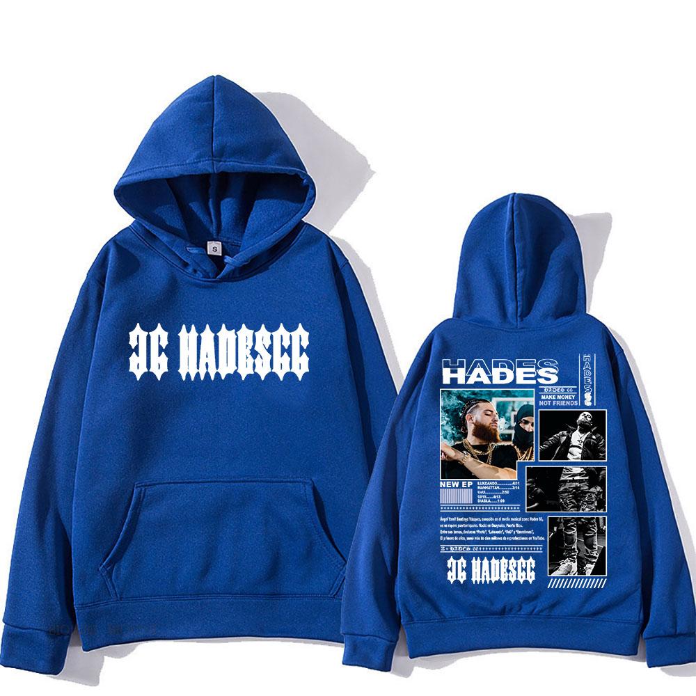 Hades 66 С капюшоном С капюшоном Панк Флис Удобная Толстовка С длинным рукавом Хип-хоп Ретро Одежда Sudaderas Готические Пуловеры