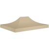 Reception Tent Roof - VIDAXL - Beige - 4.5x3 M - UV Resistant - Waterproof