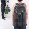 Men's Backpack Outdoor Vintage Canvas Hiking Bag Men's Large Capacity Sports Backpack Luggage Tool Backpack