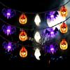 Battery Operated Pumpkin Bat Ghost Lights 20 Feet Halloween Decorations Lights  Indoor