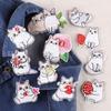 Embroidery Animal Patch Sticker Cat Combination Clothing Accessories Shoe Hat Bag Accessories Embroidery Cloth Sticker