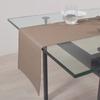 STYLE Decor Table Runner Laminated Waterproof Nordic Table Center 210cm Wipeable Plain Beige W2703530