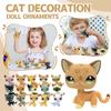Cute Cat Home Decorative Figurine 5cm
