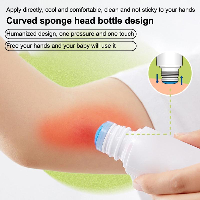 Refillable Sponge Head Applicator 50/80/150MLEmpty Plastic Liquid Medicine Bottles for Skin Care Scalp Hair Antipruritic Storage
