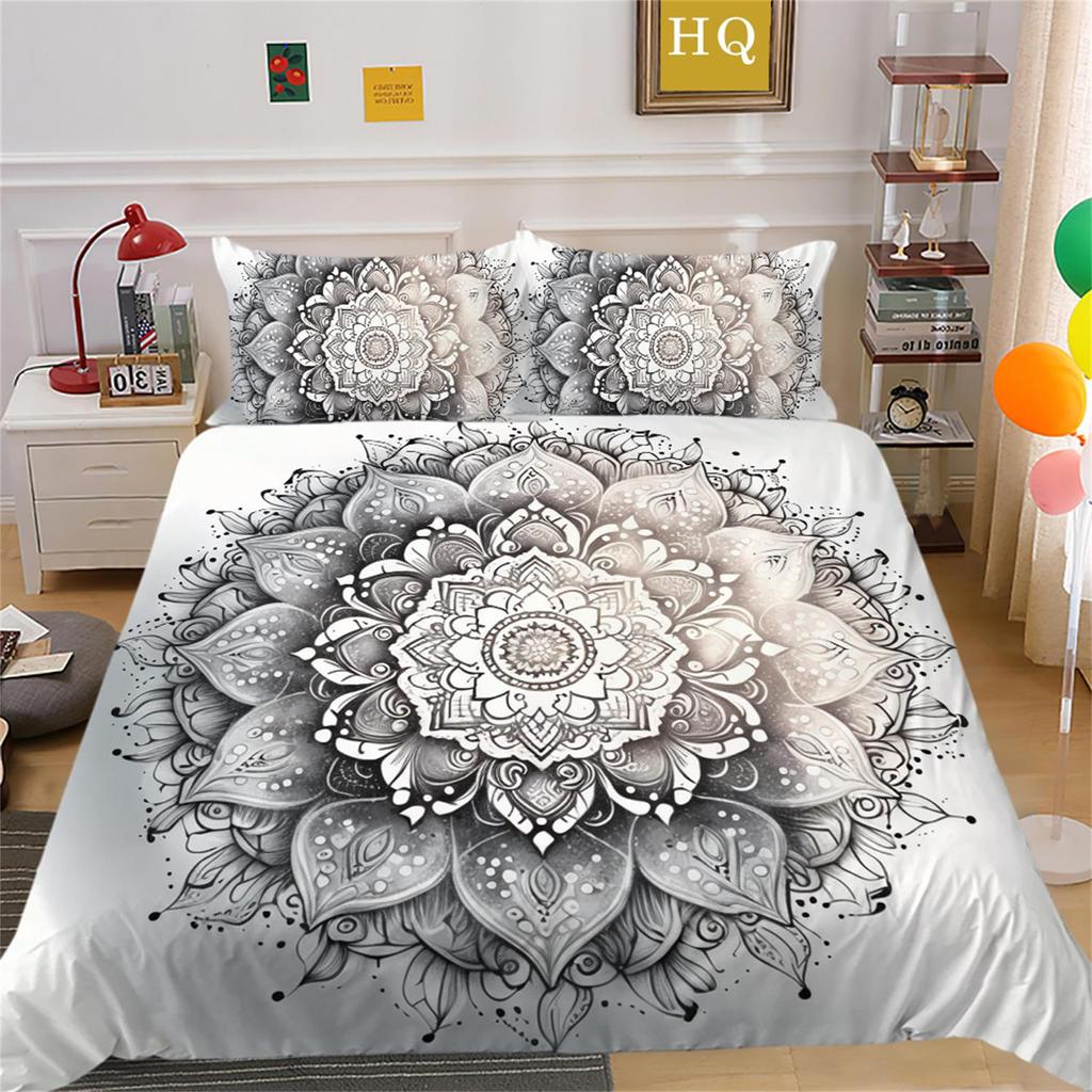 Bohemian Home Bedding Set Bedroom Quilt Cover Pillow Cover Bedding Set AU/EU/US Full Size Bedding Set Extra Large