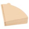 Disposable Coffee Filter Paper, Reduces Fine Powder, Pack of 100, for Commercial and Home Use, 1-2 Cups