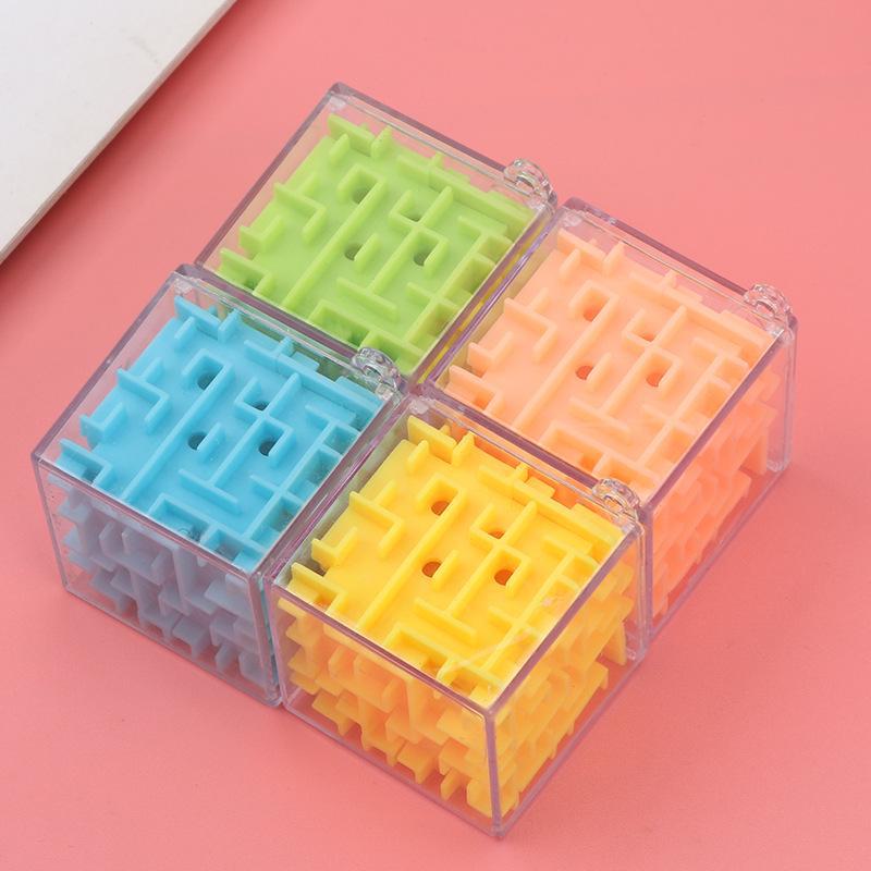 Шестигранный 3D-куб-лабиринт: Детская развивающая вращающаяся головоломка