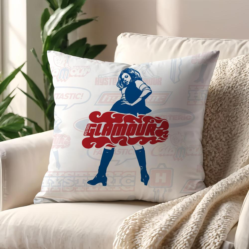 Hysteric Glamour Girl наволочка Для печати на подушке Декорация дивана Дом Автомобиль Комната Кофейня Офис Нордическая простота