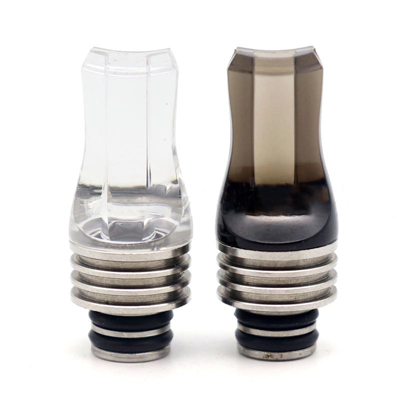 510 Пипетка Дриппер Соломинка Наконечник Пластик + Нержавеющая Сталь Плоская Вкусовая Соломинка Соединительные Аксессуары