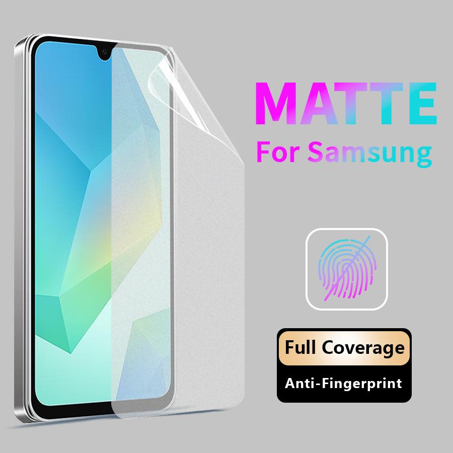 Samsung A07 A17 A52 A23 A13 A51 A14 A15 A16 A26 A36 A56 A25 A35 A55 A24 A34 A54 Note 20 S25 S24 S23 S22 S21 Ultra S10 Plus Мягкая Матовая Защитная Пленка для Экрана