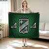 Oriente Petrolero Print Flannel Blanket High Quality Warm Comfortable Cover for All Seasons Perfect for Gifts Home Decor