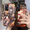 Чехол для телефона Hutao Genshin для Samsung S25 S24 S23 S22 S21 S20 Plus Ultra Note20 Стеклянный чехол для телефона Популярный Премиум