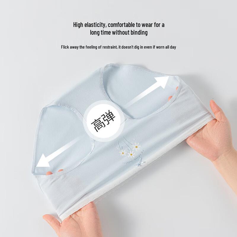 Urban Lady Women's Pure Cotton Antibacterial Mid-Waist Briefs (4-Pack)