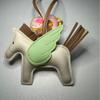 Маленький Пегас H Домашний Подвеска ПУ Кожа Платиновый Сумка Сумка Келли Подвеска Брелок Сумка Подвеска Подарок Школьная Сумка Аксессуары