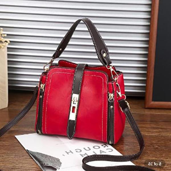 Новое поступление PU кожаные сумки-ведра на плечо для женщин однотонная цветная сумка через плечо маленькая сумка на молнии кошелек для телефона сумка-мессенджер сумка