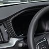 Аксессуары для автомобиля из настоящего углеродного волокна Декоративная накладка на рамку спидометра Мягкая наклейка для Volvo XC60 2018      2024 2025