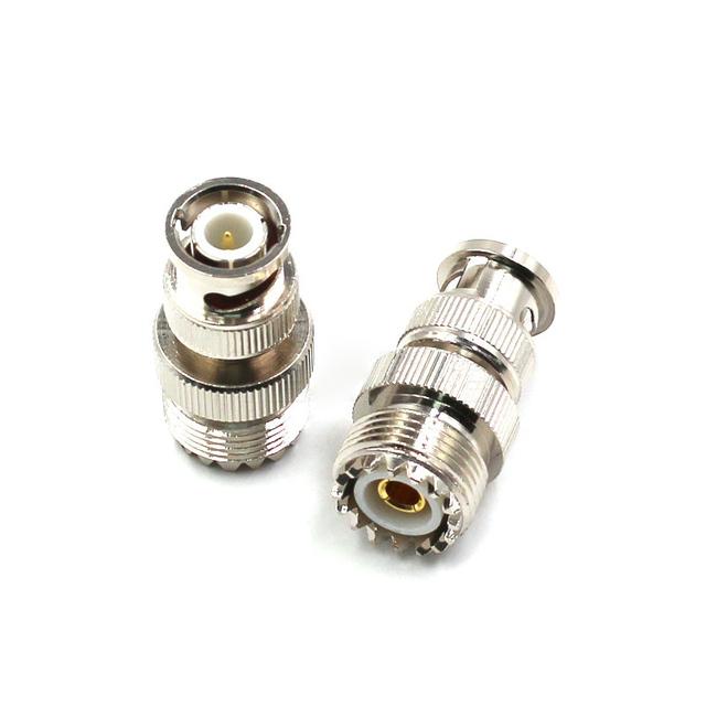 1Pcs SO239 RF coaxial adapter BNC male female to UHF PL259 male female copper connector