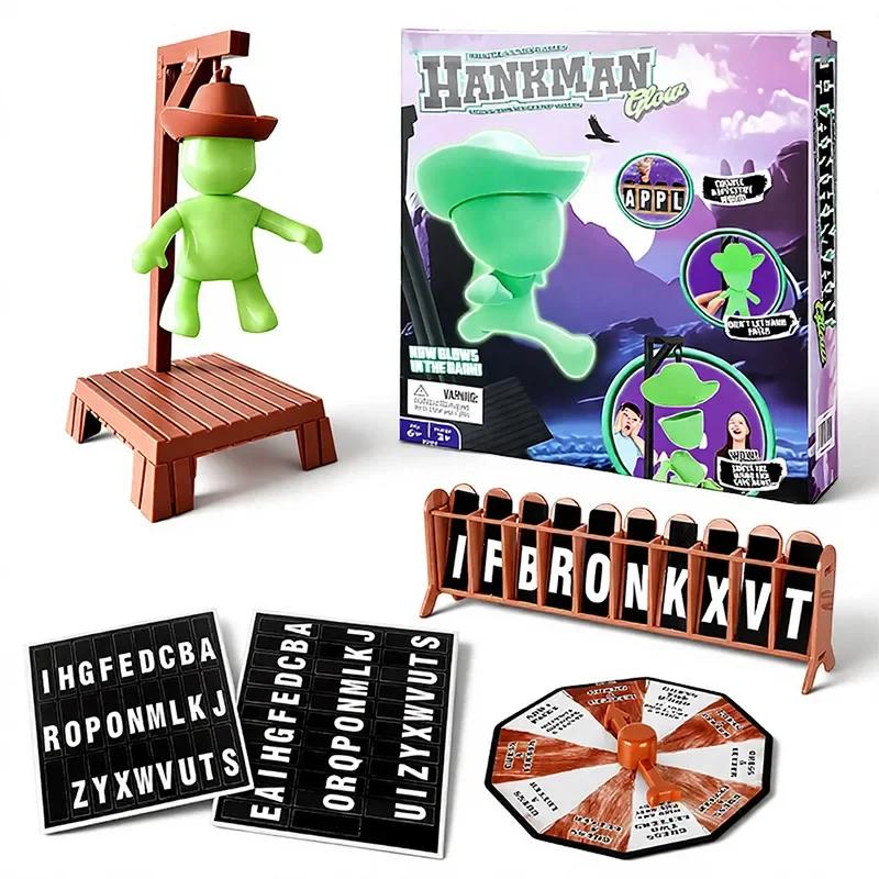Magnetic Hangman Mystery Word Game Gallows Guessing Word Board Game Desktop Game For All Ages Gathering Party Interactive Toy