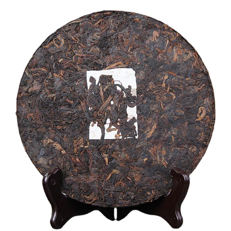 Торт Мэнхай Весенний Хао 2016 188г Спелый чай Пуэр Чайный торт Шу Пуэр
