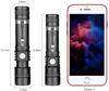 1000LM Zoomable LED Flashlight USB Rechargeable Waterproof T6 Tactical Torch with 4 Modes & COB Light for Camping Outdoor Hiking