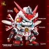 MOC Воин Мех Робот Модель Строительный Блок Синий Красный Серия Меха Кирпич Строительная Игрушка Детский Стол Домашний Декор