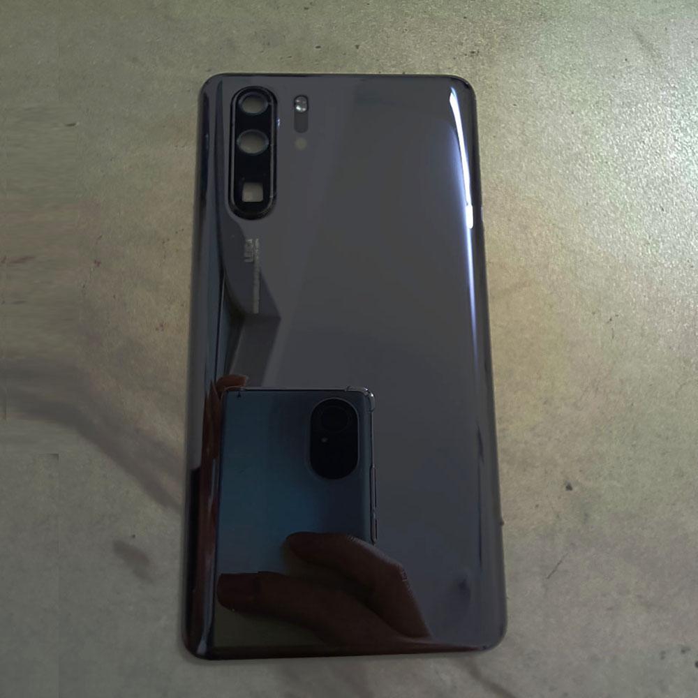 Крышка аккумулятора Задняя крышка Задняя крышка со стеклом камеры Для Huawei P30 Pro
