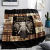 Splicing Elephant Shark Cat Print Flannel Blanket,High quality Comfortable for All Seasons,Home Decor,Warmth and Comfort,Perfect for Christmas Gifts