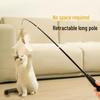 Durable Feather Cat Teaser Rod with New-Style Replacement Head