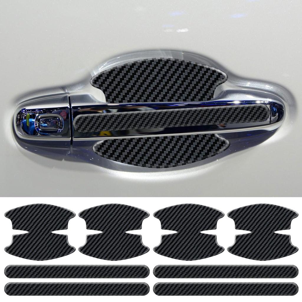 HUDIY Car Door Handle Prevents Car Doors from Made of Silica Protects Car Universal Fit for Multiple Includes Japanese Instructions Protectors,