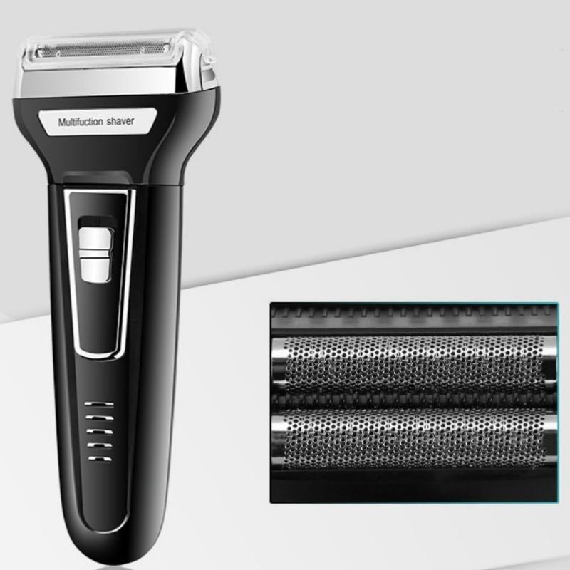 Бритва Электрическая Поршневая Двулезвийная Съемная Бритва Портативная Зарядка через USB