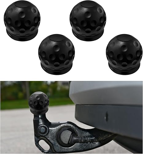 4 шт. Защитный колпачок для шара заднего прицепа - Автоматическая крышка для тяги прицепа-фургона - Прочная крышка головки для разъема прицепа