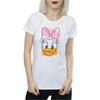 Disney Womens/Ladies Daisy Duck Head Cotton T-Shirt