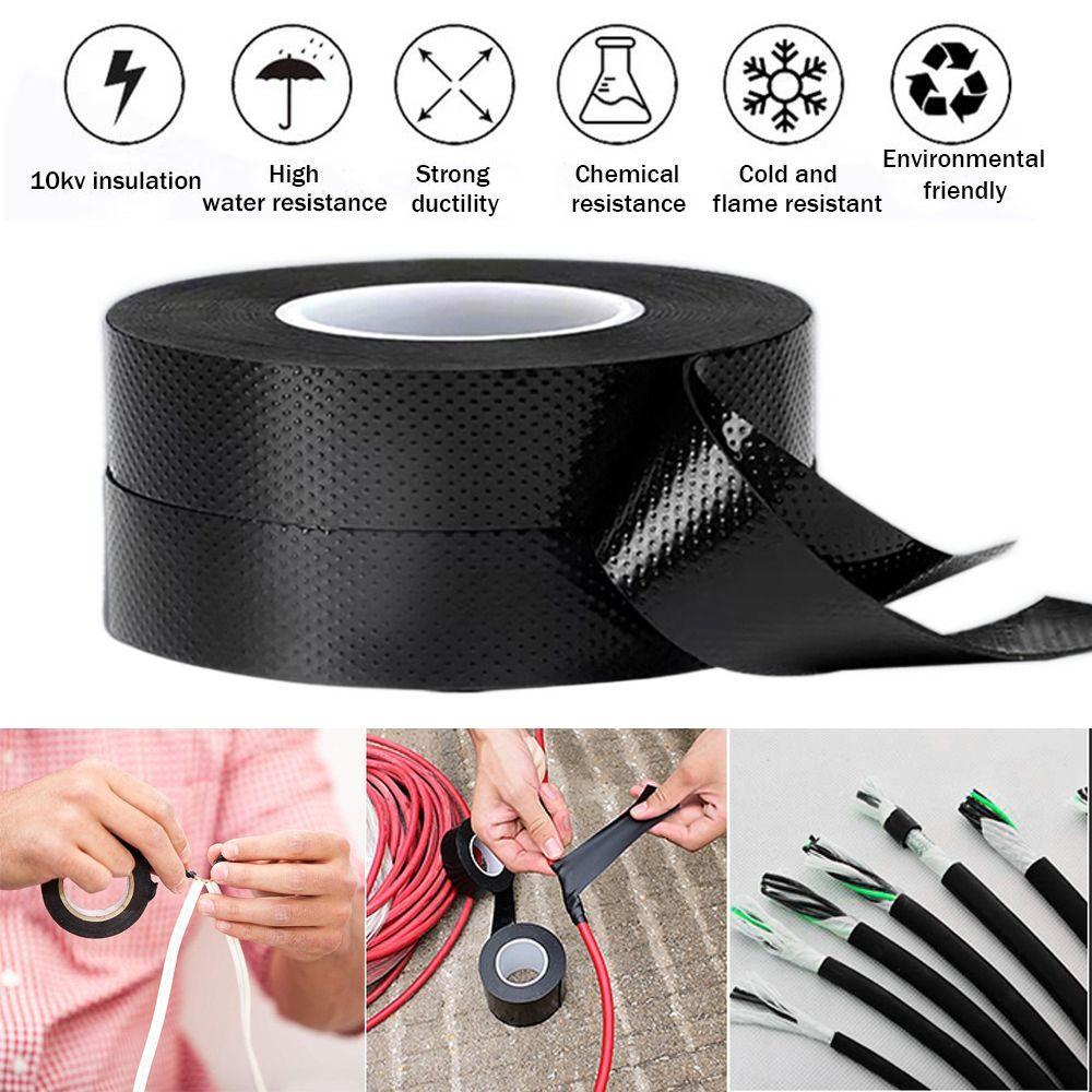 Водонепроницаемая самоклеящаяся резиновая лента, водонепроницаемая резиновая прочная изоляционная лента для сварки электрика