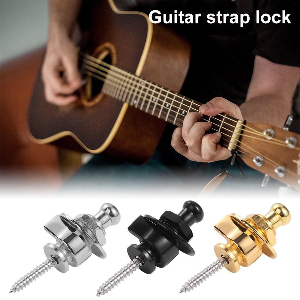 Round Head Skidproof Round Head Straplocks Guitar Tail Nail Guitar Strap Button  Guitar Accessories