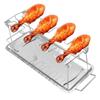 Stainless Steel Chicken Barbecue Grill Portable Barbecue Roasted Chicken Tray Household Non Stick Barbecue Grill BBQ Drying Rack