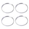 Asula Project Aluminum Hub Rings with Set of 4 Flanges, (112-106.1mm)