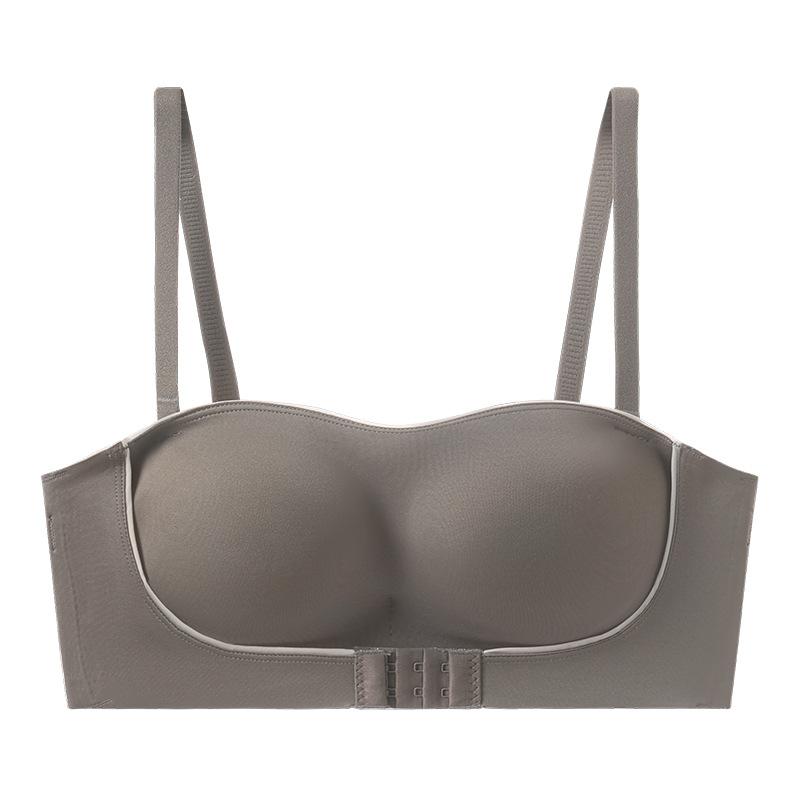 Special for suspender skirts, invisible seamless tube top, strapless underwear for women, non-slip gathering, chest wrapping and anti-light front 