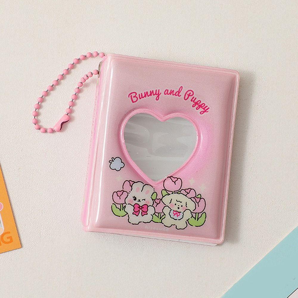 Hollow Mini Photo Album 2 Inch Photo Card Holder Mini Name Card Book
