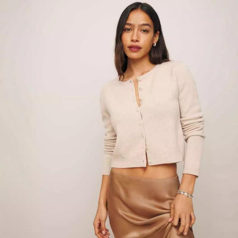 Women S Long Sleeve Knit Cardigan Button Front Casual Top