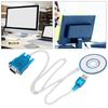 1/2 шт. Кабель-адаптер USB 2.0 — RS232 COM-порт, последовательный порт, 9-контактный DB9, с гнездовым адаптером, с CD для Windows 10/7/8