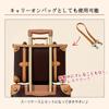 Vintage Cute Overnight Case No Wheels Mini Leather Trunk Suitcase with Shoulder Strap [urecity] & Carry-on
