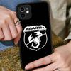 A-Abarth ЛОГОТИП Матовый Прозрачный Чехол для Телефона Для IPhone Case 16 15 14 13 12 11 Pro Max X XS Max Plus