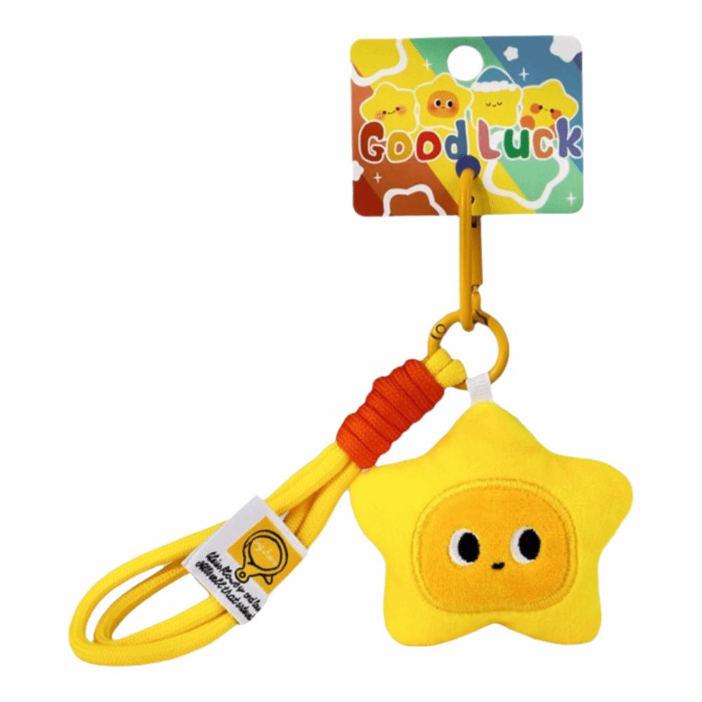Stuffed Doll Star Plush Key Chain Cute Doll Couple Keychain Stars Keychains Christmas Gift