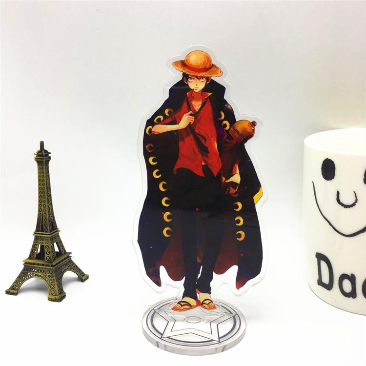 Фигурка аниме, акриловая подставка, модель игрушки, OP Luffy, экшн-фигурка, подвесная игрушка, двухсторонняя