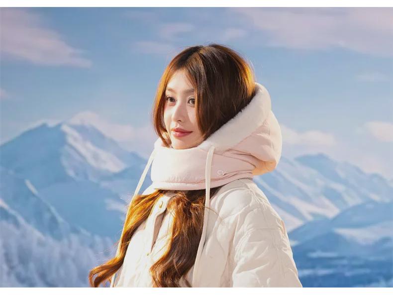 Шапка-ушанка Northeast Plush Warm Knit: Унисекс лыжная и велосипедная ветрозащитная шапка для снега