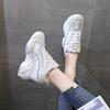 New Women Thick Sole Adds Height Casual Comfortable Tenis Sneakers Lace-up Sports Sneakers Lace-up Sports Sneakers Size 35-40