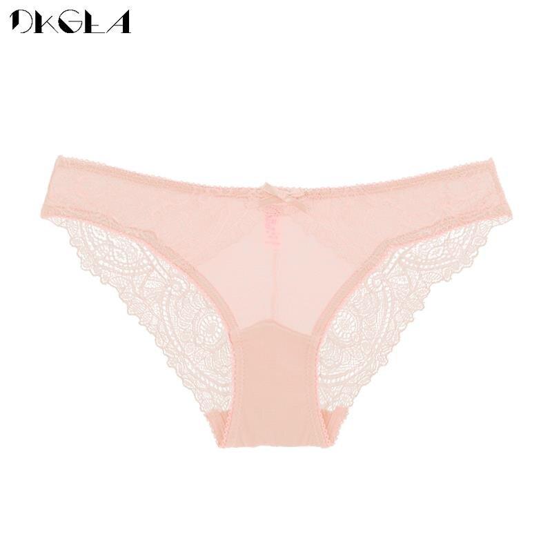 DKGEA Сексуальное нижнее белье, женские трусики, прозрачные кружевные трусы с низкой посадкой