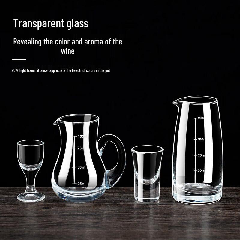 Handmade Glass Decanter & Wine Dispenser Set
